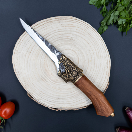 Nůž Golden Dragon III, Hammered Finish, ocel 7Cr17, rukojeť z palisandru, 28,5 cm, Blades® [1]