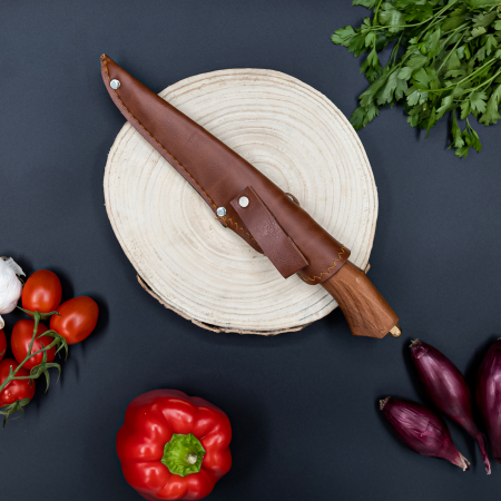 Nůž Golden Dragon III, Hammered Finish, ocel 7Cr17, rukojeť z palisandru, 28,5 cm, Blades® [2]