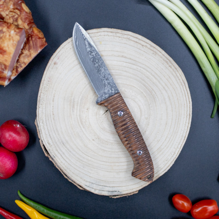 Nůž Zebra, Damascová ocel VG10, Rukojeť z Dřeva Zebry, 22 cm [1]