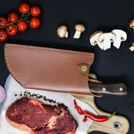 Dorado Sekáček, Hammered Finish, ocel 4Cr13, dřevěná rukojeť Wenge, 30 cm, Blades® [4]