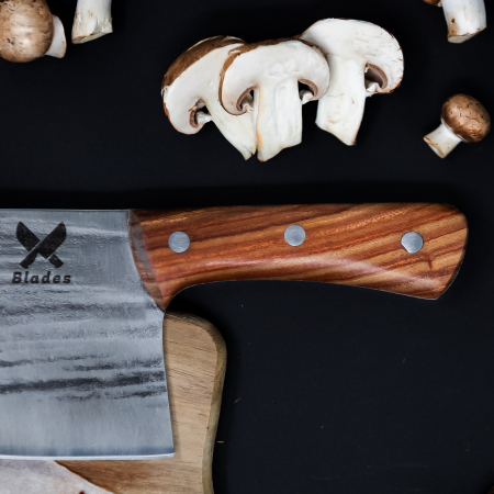 Icicle Sekáček, Vlnová úprava, Ocel 4Cr13Mov, Rukojeť z růžového dřeva, 32,5 cm, Blades® [2]