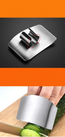 Kráječe na potraviny na ochranu prstů, nerezová ocel [3]