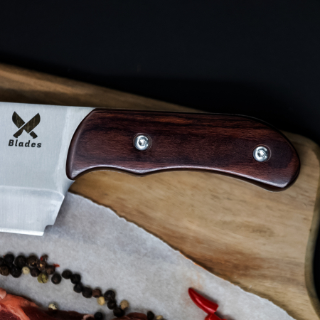 Mini-Sekáček Rabbit, ocel 4Cr13, dřevěná rukojeť Pakka, 19 cm, Blades® [4]