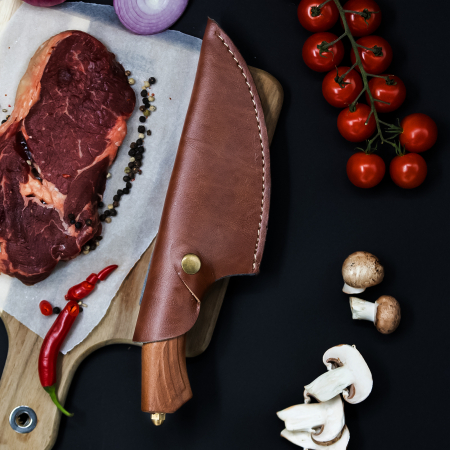 Nůž Golden Dragon II, Hammered Finish, ocel 7Cr17, rukojeť z palisandru, 27,5 cm, Blades® [4]