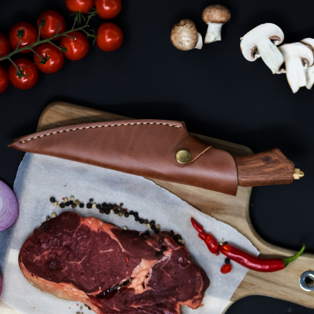 Nůž Golden Dragon IV, Hammered Finish, ocel 7Cr17, rukojeť z palisandru, 26 cm, Blades® [5]