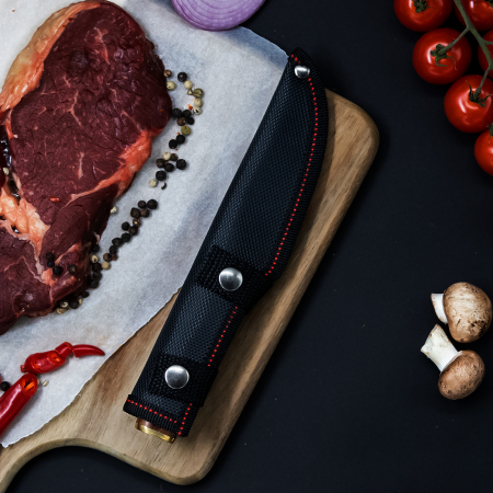 Nůž Hunter, Hunting & Bushcraft, nerezová ocel 7Cr13, rukojeť z růžového dřeva, 19,5 cm [5]