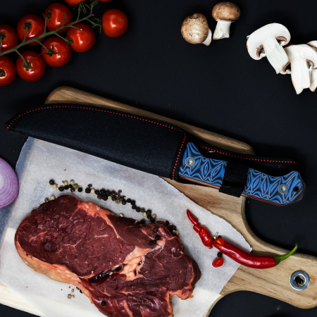 Nůž Python, povrchová úprava laserem, nerezová ocel 440B, rukojeť Micarta, 23,5 cm [5]