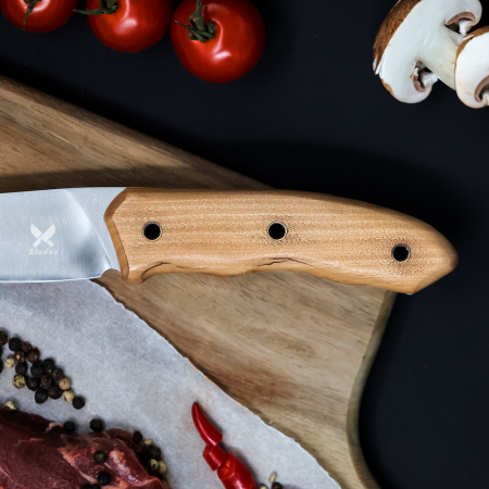 Nůž Tortoise I, Nerezová ocel 440B, Dřevěná rukojeť, 22,5 cm [3]