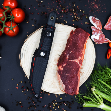 Nůž Maple, Kemping & Turistika, Nerezová Ocel 7Cr13Mov, Rukojeť z Micarty, 22,5 cm [2]