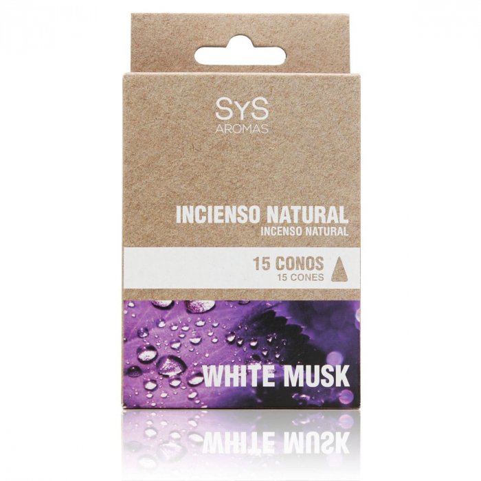 Conuri parfumate naturale , 15buc, WHITE MUSK, SYS COSMETICS [1]