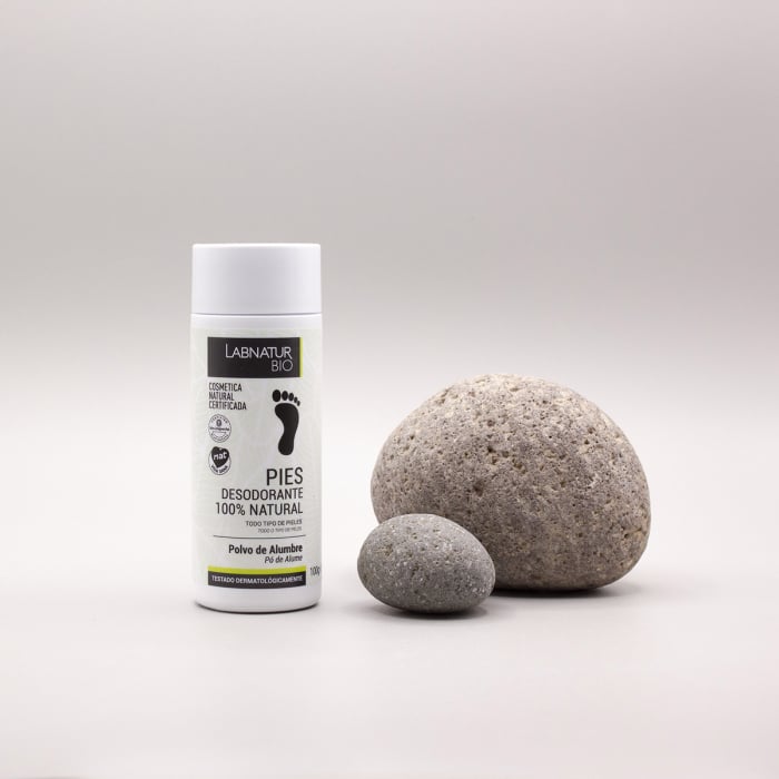 Deodorant de picioare pudra Piatra de Alaun Labnatur Bio 100gr [2]