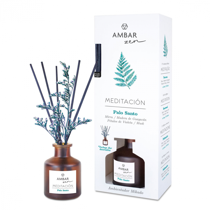 Odorizant de camera Lemn Sfant 40 ml Ambar Zen [1]