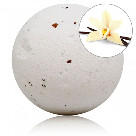 Produse noi - Bomba Baie Efervescenta 140gr Vanilie cu Petale