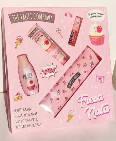 Set Cadou Frisca si Capsuni The Fruit Company