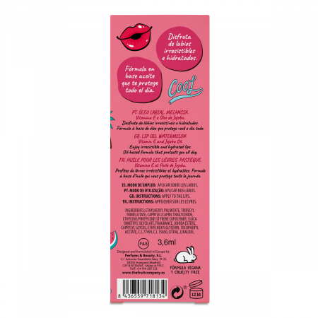 Ulei de buze Pepene Rosu 3.6ml ,The Fruit Company [1]