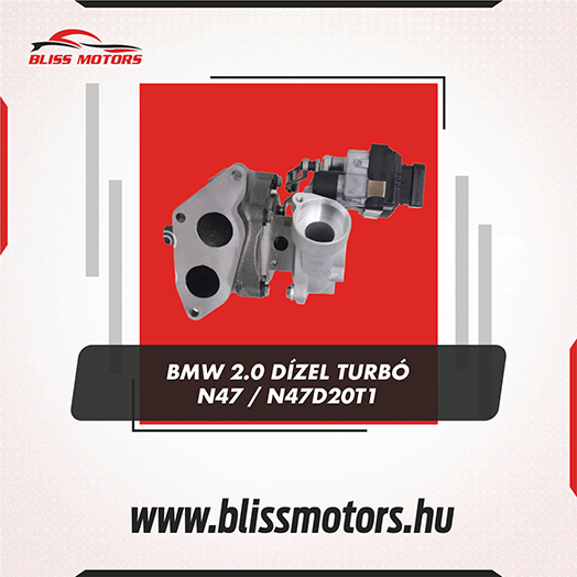 BMW N47 N47D20T1 turbó OEM [4]
