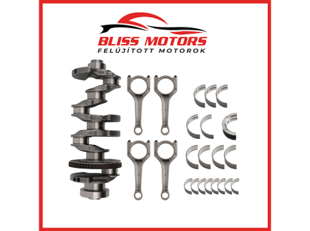 Motorkomponensek - BMW 2.0 benzines motorjavító készlet – főtengely + csapágykészlet 11217516040 N42 N43 N46 motorokhoz