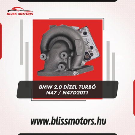BMW N47 N47D20T1 turbó OEM [1]