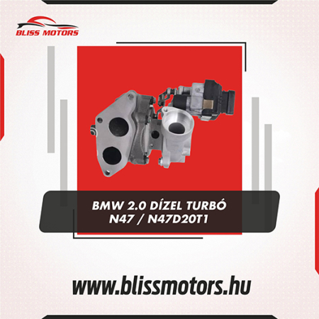 BMW N47 N47D20T1 turbó OEM [3]