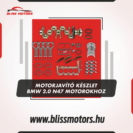 Motorkomponensek - BMW N47 főtengely + csapágy szett (OEM)