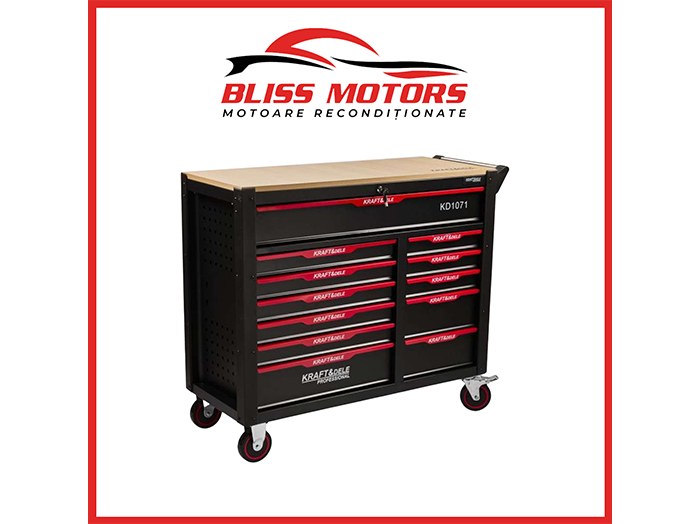 dulap scule Kraft&Dele KD1071 13 sertare 360 piese profesional [1]