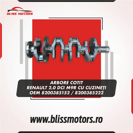 Piese Motoare - Arbore cotit Renault 2.0 dCi M9R OEM