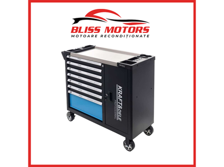 Scule - dulap scule Kraft&Dele KD1072 profesional 7 sertare dulap lateral blat inox