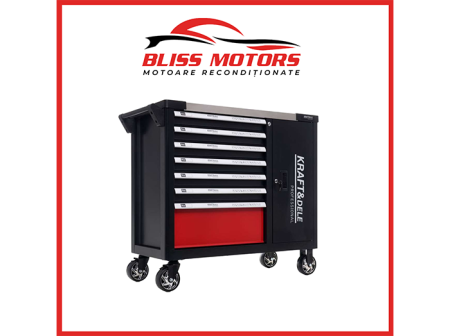 Scule - dulap scule Kraft&Dele KD1068 299 piese 7 sertare profesionist