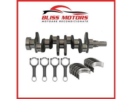 Piese Motoare - Kit reparație Mitsubishi 4D56 2.5 Diesel 16V – arbore cotit + set cuzineți pentru L200 Triton KJ.