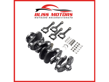 Kituri de reparații - Kit reparație motor MINI 1.6 Turbo cu arbore cotit, biele și set cuzineți pentru Cooper S și JCW R56 R57 R60 R61