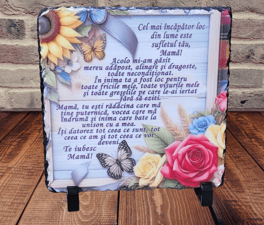 Placa Ardezie Cu Mesaj pentru Mama-3 [1]