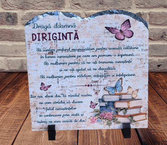 Placa ardezie cu mesaj pt. dna diriginta [1]