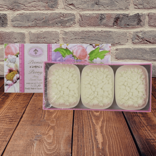 Sapun artizanal cu Parfum de Peonia (Bujor) 3x125g [1]