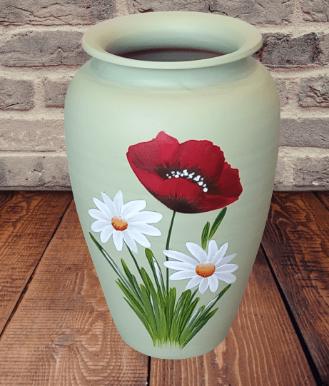 Vaza din ceramica, Pictata manual, Inaltime 21cm - 24 [2]
