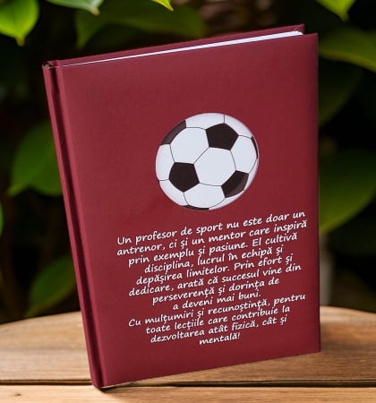 Idei de cadouri - Agenda personalizata- cadou pentru profesorii de sport