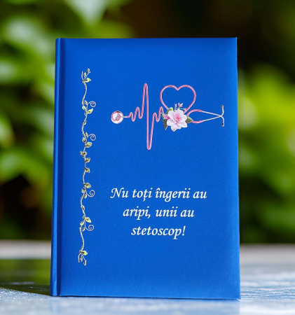 Idei de cadouri - Agenda personalizata- mesaj pentru medici-5