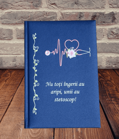 Idei de cadouri - Agenda personalizata- mesaj pentru medici-6