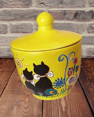 Bomboniera/Cutie pentru bijuterii din ceramica si pictata manual-4 [1]