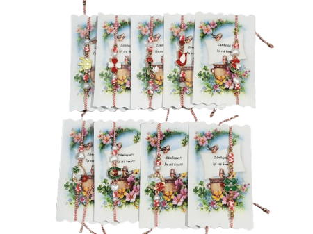 Idei de cadouri - Bratara Martisor cu mesaj "Zambeste! Iti sta bine!"