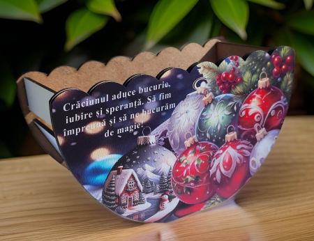 Cutii personalizate - Cutie personalizata pentru dulciuri si aranjamente de Craciun