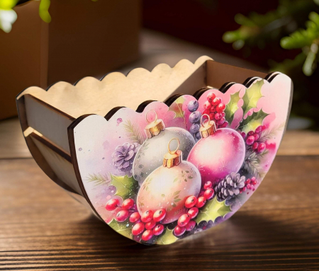 Cadouri pentru copii - Cutie personalizata pentru dulciuri si aranjamente de Craciun-8
