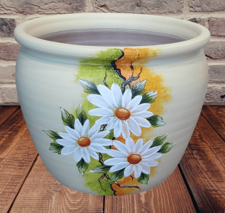 Ghiveci mare 16x18 cm - Pictat manual -model 11 [0]