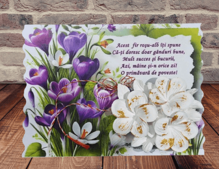 Noutati - Martisor parfumat- Model Floare- Lucrat Manual-2