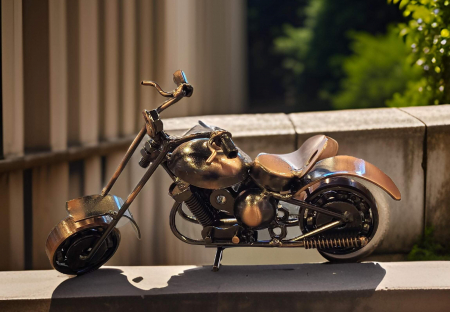 Cadouri pentru copii - Motocicleta Miniatura din Metal