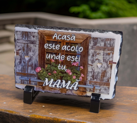 Placi Ardezie Personalizate - Placa Ardezie Cu Mesaj pentru Mama