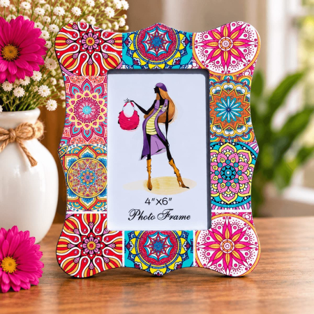 Decorațiuni pentru casă - Ramă foto din ceramică pentru fotografie 9 × 13 cm, ramă 15 × 19 cm - imagine principală