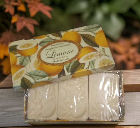 Idei de cadouri - Sapun artizanal cu Parfum de Lamaie Toscana Fiorentino 3x125g
