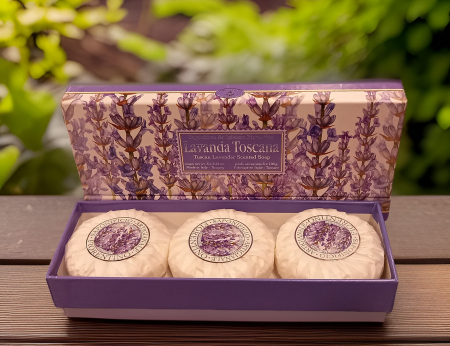 Idei de cadouri - Sapun artizanal Lavanda Toscana Fiorentino 3x100g