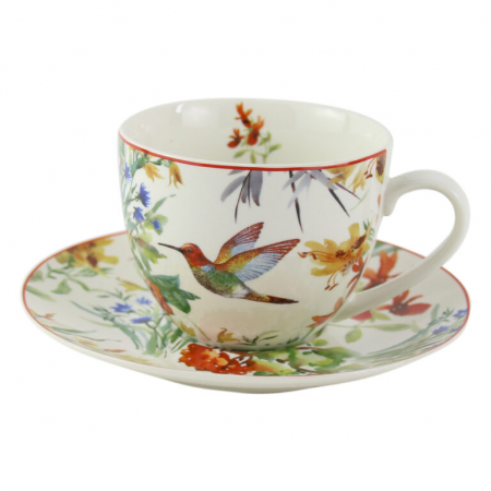 Set 6 cesti cu farfurii din portelan 280 ml „Linnea” [1]