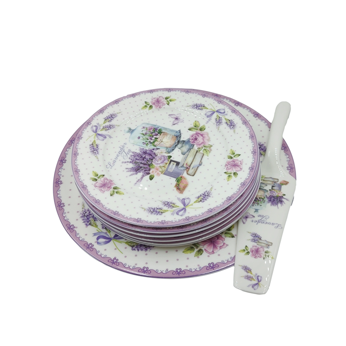 Decoratiuni casa - Set tort - model lavanda (2)